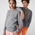 LACOSTE LIVE Loose Fit Embroidered Fleece Sweatshirt - MENS
