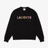 LACOSTE LIVE Loose Fit Embroidered Fleece Sweatshirt Mens