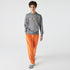 LACOSTE LIVE Loose Fit Embroidered Fleece Sweatshirt - MENS