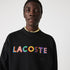 LACOSTE LIVE Loose Fit Embroidered Fleece Sweatshirt Mens