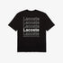 LACOSTE LIVE Loose Fit Printed Cotton T-shirt Mens Apparel -