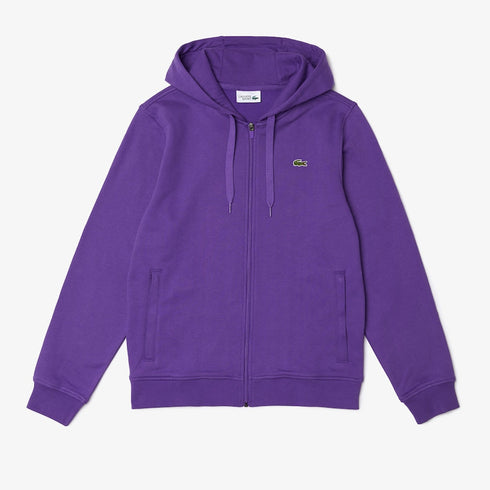 LACOSTE SPORT Lightweight Bi-material Hoodie Mens Apparel -