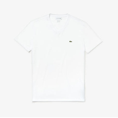 LACOSTE T-SHIRT SHORT SLEEVE V NECK MENS APPAREL - MENS