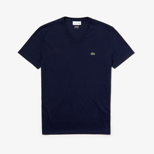 LACOSTE T-SHIRT SHORT SLEEVE V NECK MENS APPAREL - MENS