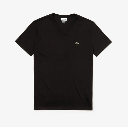 LACOSTE T-SHIRT SHORT SLEEVE V NECK MENS APPAREL - MENS