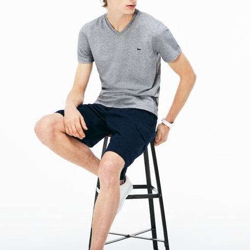 LACOSTE T-SHIRT SHORT SLEEVE V NECK MENS APPAREL - MENS
