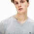 LACOSTE T-SHIRT SHORT SLEEVE V NECK MENS APPAREL - MENS