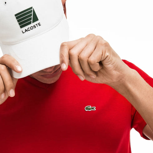 LACOSTE T-SHIRT SHORT SLEEVE V NECK MENS APPAREL - MENS