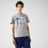 LACOSTE T-shirt With Round Neck And Landscape Print Mens