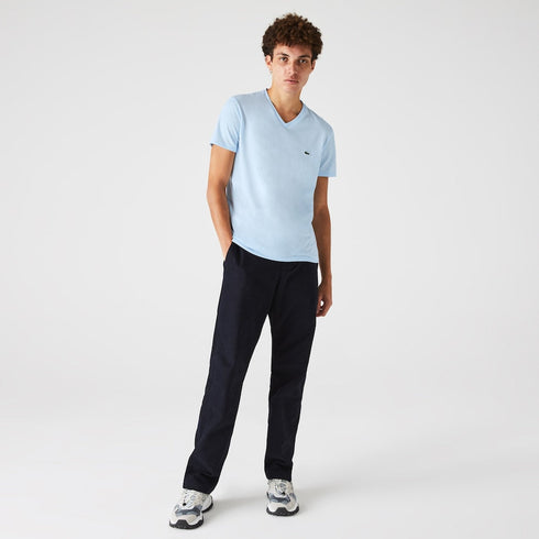 LACOSTE V-neck Pima Cotton Jersey T-shirt Mens Apparel -
