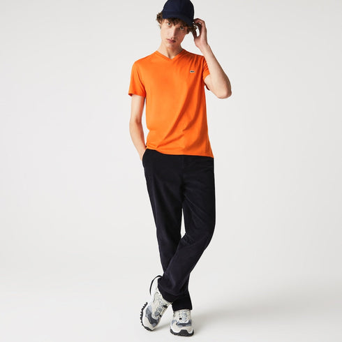 LACOSTE V-neck Pima Cotton Jersey T-shirt Mens Apparel -