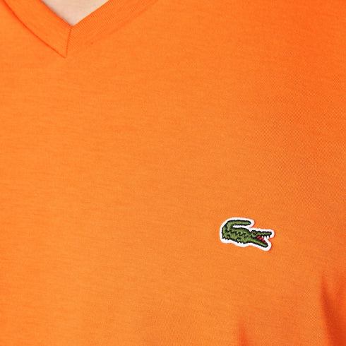 LACOSTE V-neck Pima Cotton Jersey T-shirt Mens Apparel -