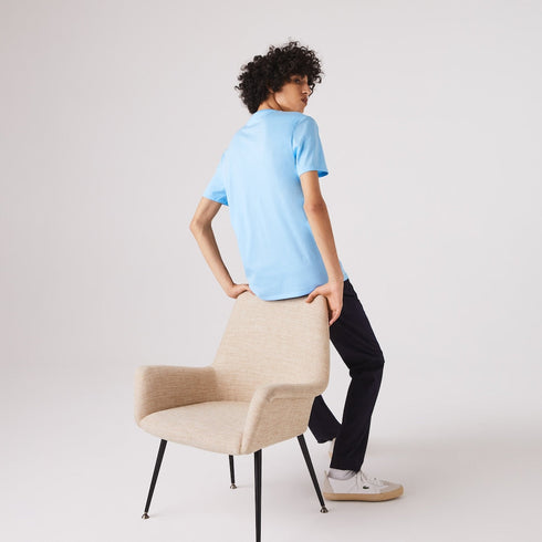 LACOSTE V-neck Pima Cotton Jersey T-shirt Mens Apparel -