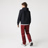 LACOSTE Vintage Printed Hooded Fleece Sweatshirt Mens