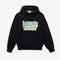 LACOSTE Vintage Printed Hooded Fleece Sweatshirt Mens