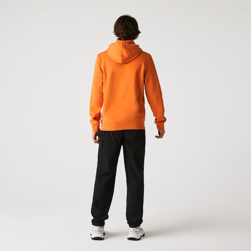 LACOSTE Vintage Printed Hooded Fleece Sweatshirt Mens