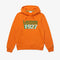 LACOSTE Vintage Printed Hooded Fleece Sweatshirt Mens