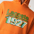 LACOSTE Vintage Printed Hooded Fleece Sweatshirt Mens