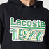 LACOSTE Vintage Printed Hooded Fleece Sweatshirt Mens