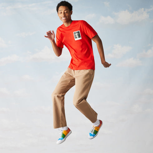 LACOSTE x Polaroid Breathable Thermosensitive Badge T-shirt