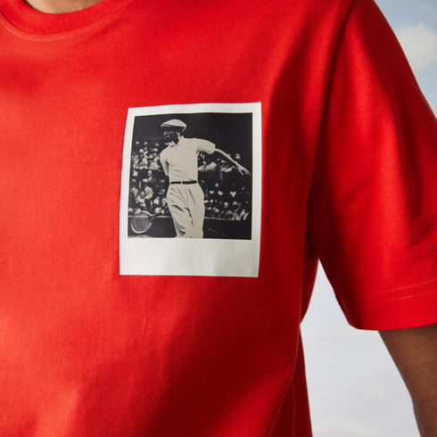 LACOSTE x Polaroid Breathable Thermosensitive Badge T-shirt