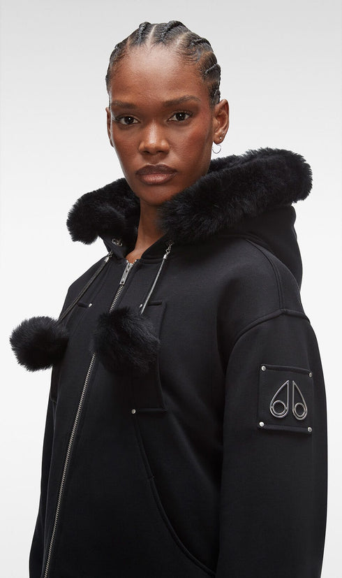 MOOSE KNUCKLES Bergen Bunny Bomber Womens Apparel