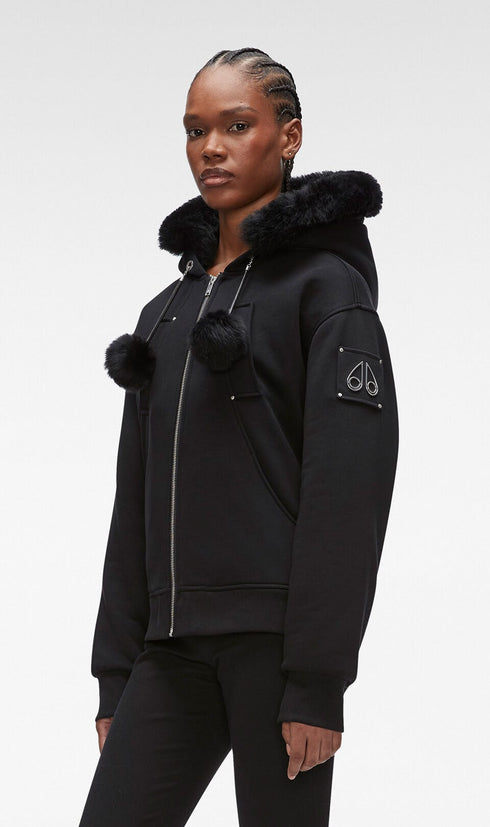 MOOSE KNUCKLES Bergen Bunny Bomber Womens Apparel