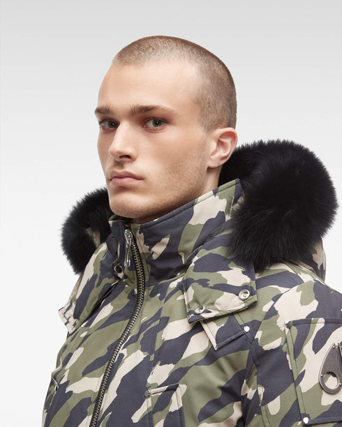 MOOSE KNUCKLES Ballistic Bomber Camo Mens Apparel