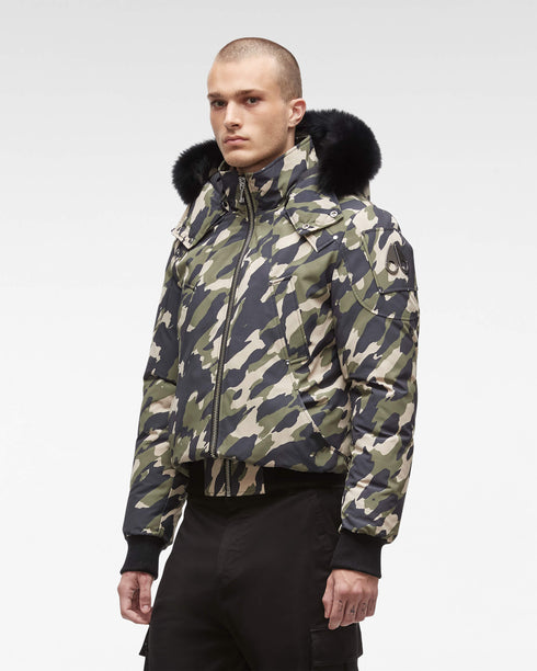 MOOSE KNUCKLES Ballistic Bomber Camo Mens Apparel