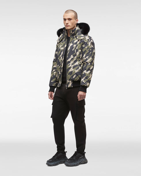 MOOSE KNUCKLES Ballistic Bomber Camo Mens Apparel