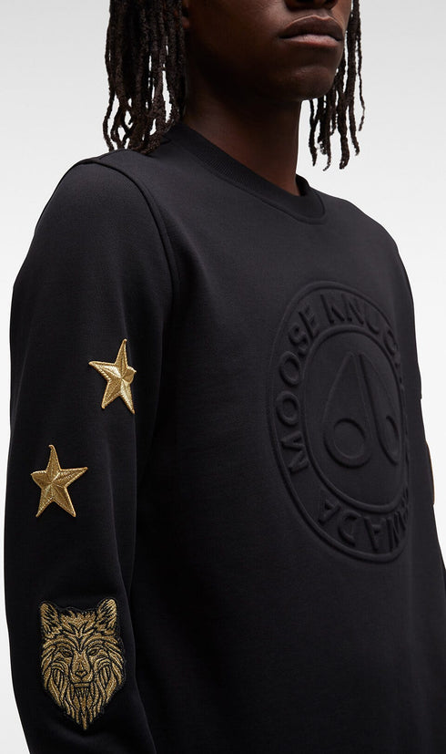 MOOSE KNUCKLES Montrose Pullover Mens Apparel