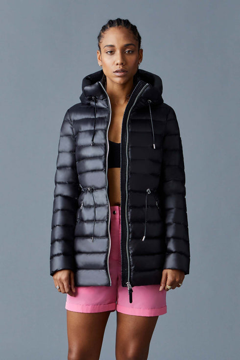 MACKAGE IVY - HOODED SATEEN LIGHT DOWN Womens Apparel -