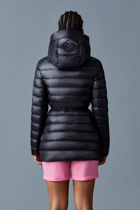 MACKAGE IVY - HOODED SATEEN LIGHT DOWN Womens Apparel -