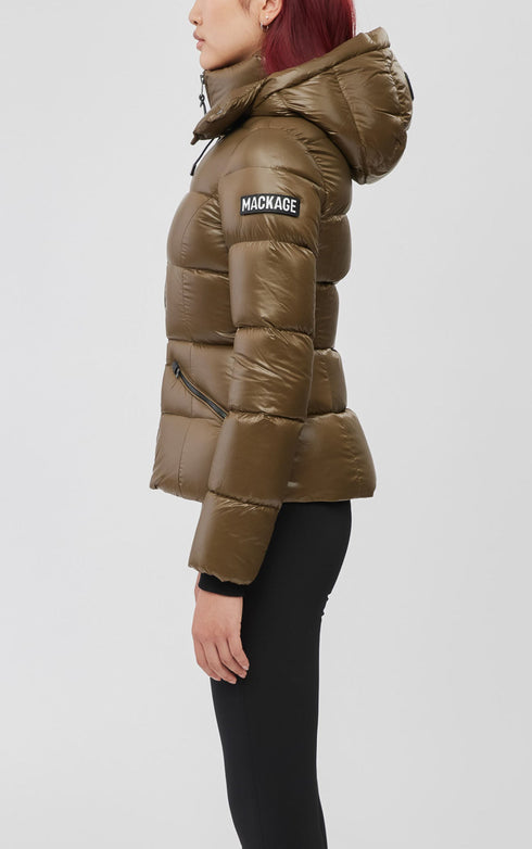 MACKAGE MADALYN HOODED LIGHT DOWN JKT Womens Apparel -