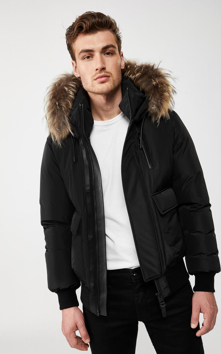 Mackage bomber sales jacket mens