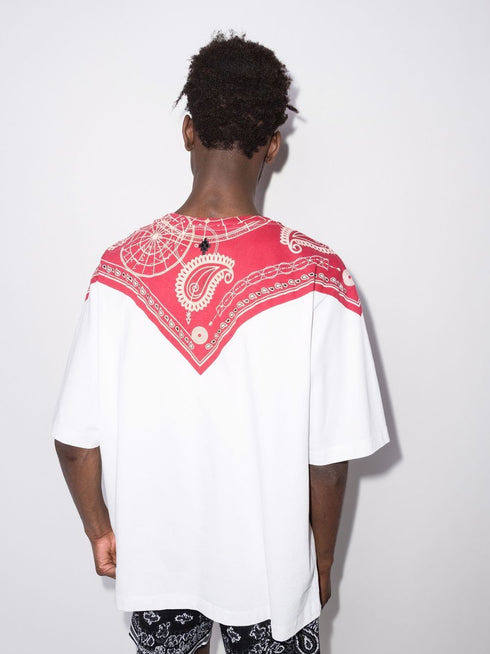 MARCELO BURLON BANDANA OVER T-SHIRT Mens Apparel - MENS