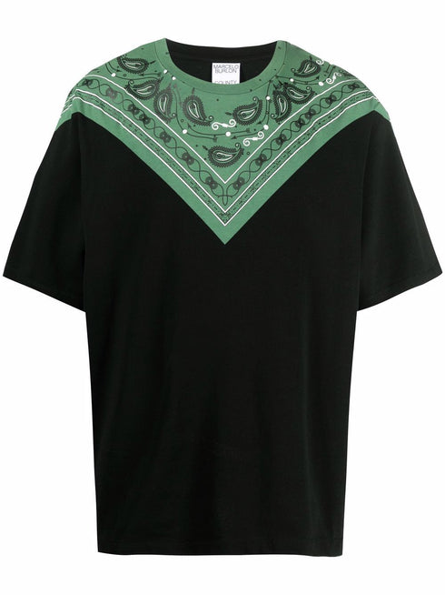 MARCELO BURLON BANDANA OVER T-SHIRT Mens Apparel - Mens
