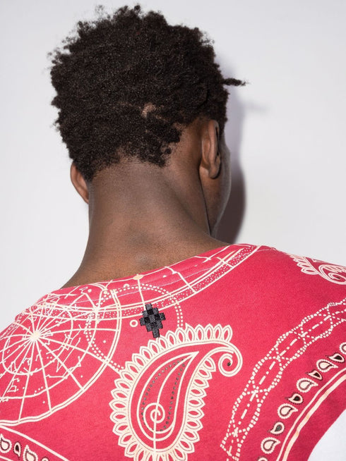 MARCELO BURLON BANDANA OVER T-SHIRT Mens Apparel - MENS