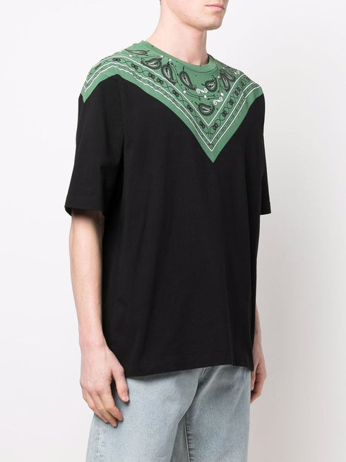 MARCELO BURLON BANDANA OVER T-SHIRT Mens Apparel - Mens