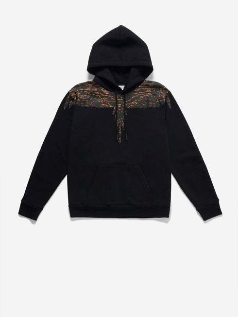 MARCELO BURLON CAMOU WINGS REGULAR HOODIE Mens Apparel -