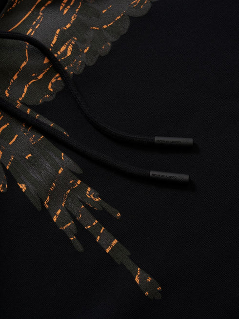 MARCELO BURLON CAMOU WINGS REGULAR HOODIE Mens Apparel -