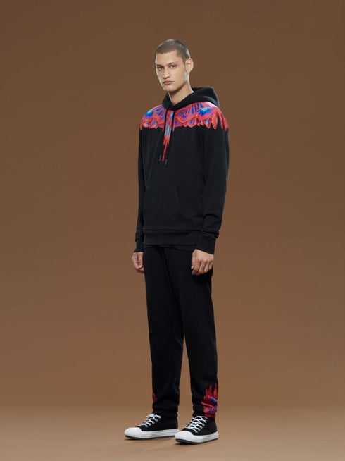 MARCELO BURLON CURVES WINGS REGULAR HOODIE Mens Apparel -
