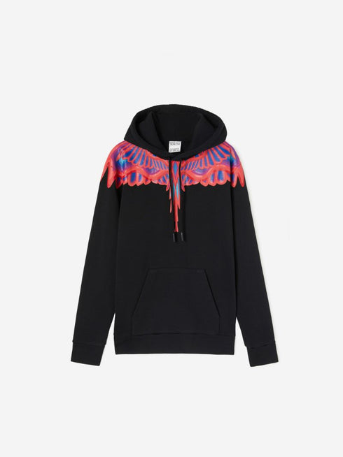MARCELO BURLON CURVES WINGS REGULAR HOODIE Mens Apparel -