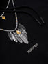 MARCELO BURLON FEATHERS NECKLACE HOODIE Mens Apparel - MENS