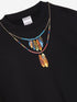 MARCELO BURLON FEATHERS NECKLACE OVER CREW Mens Apparel -