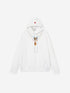 MARCELO BURLON FEATHERS NECKLACE OVER HOODIE Mens Apparel -
