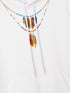 MARCELO BURLON FEATHERS NECKLACE OVER HOODIE Mens Apparel -