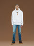 MARCELO BURLON FEATHERS NECKLACE OVER HOODIE Mens Apparel -