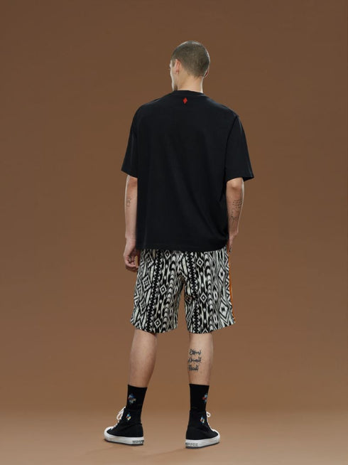 MARCELO BURLON FEATHERS NECKLACE OVER TEE Mens Apparel -