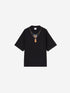 MARCELO BURLON FEATHERS NECKLACE OVER TEE Mens Apparel -